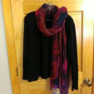 Thick textured scarf